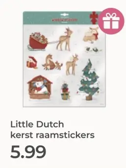Aanbieding: kerst raamstickers