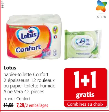 Offre: papier-toilette Confort