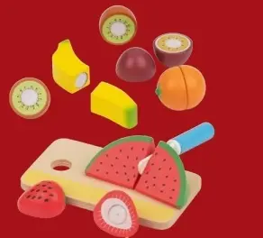 Aanbieding: Houten snijfruit