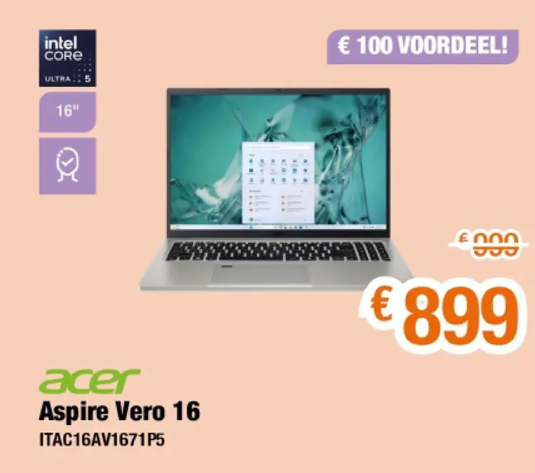 Promotie: Aspire Vero 16