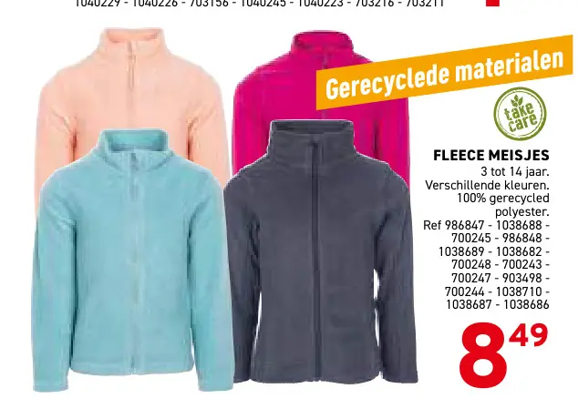 Promotie: Fleece meisjes