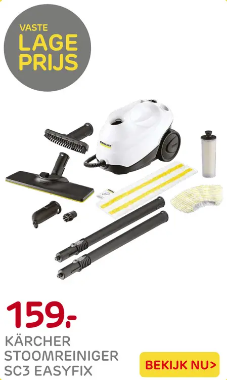 Aanbieding: Stoomreiniger SC3 EasyFix