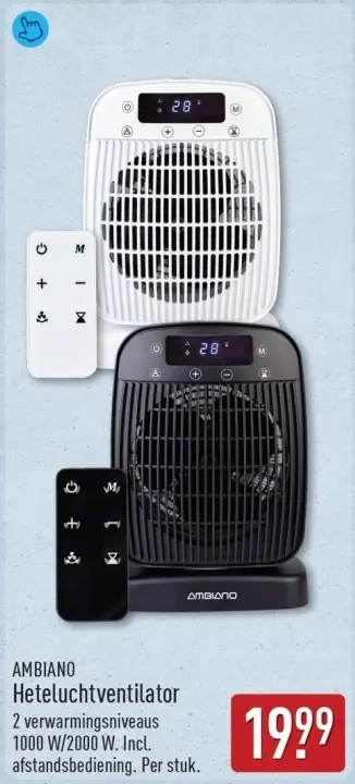 Aanbieding: Heteluchtventilator