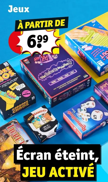 Offre: Jeux de société