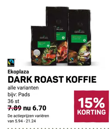 Aanbieding: Dark roast koffie
