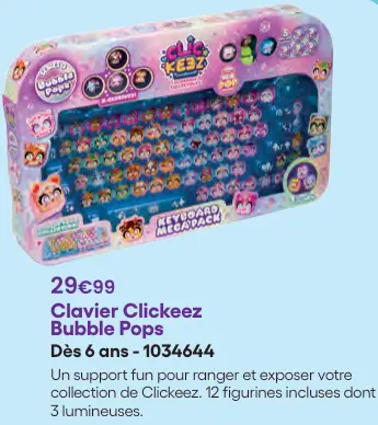 Offre: Clavier Bubble Pops