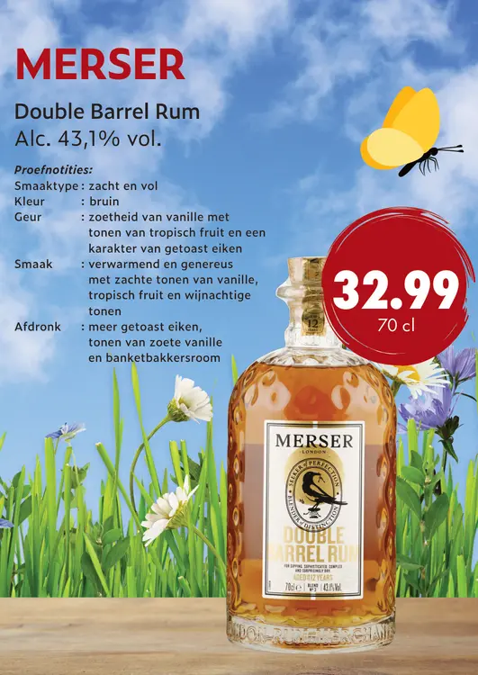 Aanbieding: Merser Double Barrel Rum