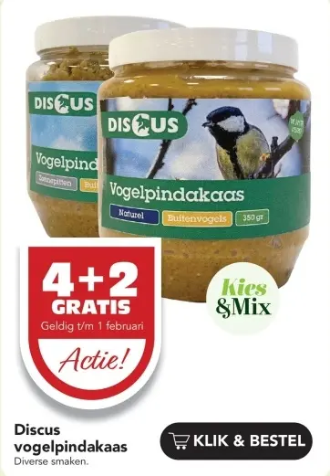 Aanbieding: vogelpindakaas