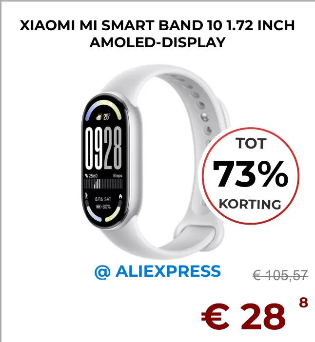Aanbieding: Mi smart band 10