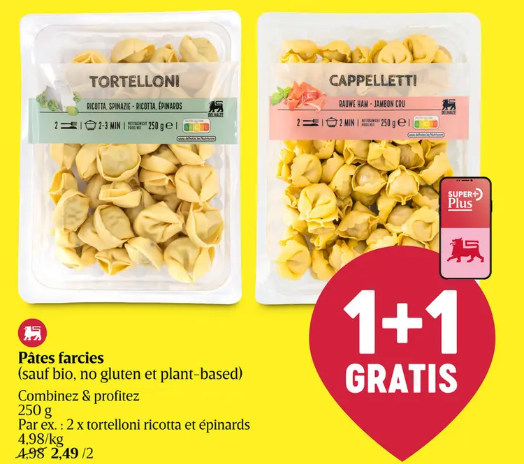 Offre: Tortelloni au Basilic