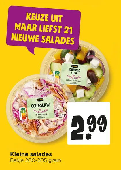 Aanbieding: Kleine salades