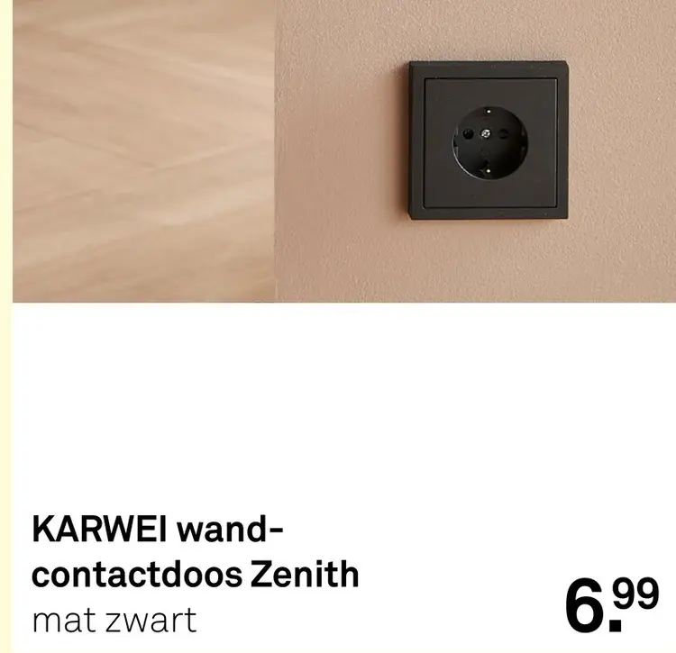 Aanbieding: Wand-contactdoos Zenith