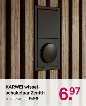 Aanbieding: KARWEI wissel-schakelaar Zenith