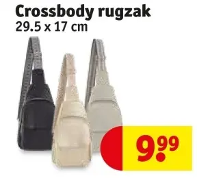 Promotie: Crossbody rugzak