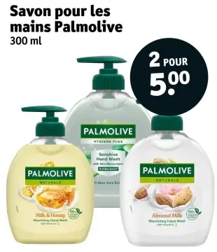 Offre: Savon pour les mains
