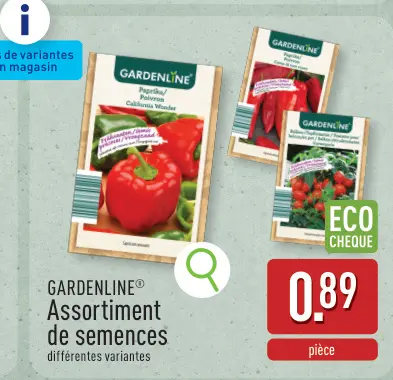 Offre: Assortiment de semences