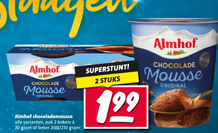 Aanbieding: Almhof chocolademousse