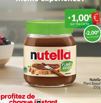 Offre: Nutella Plant Based