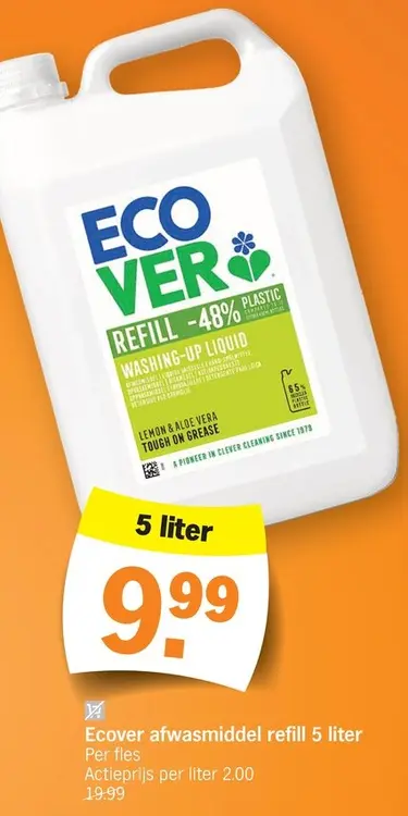 Promotie: Ecover afwasmiddel refill