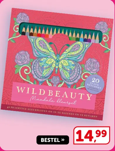 Promotie: WILDBEAUTY Mandala kleurset