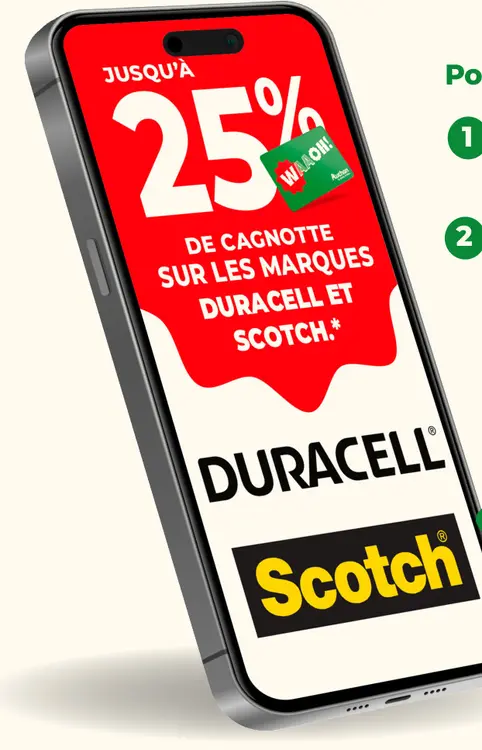 Offre: Piles et emballages