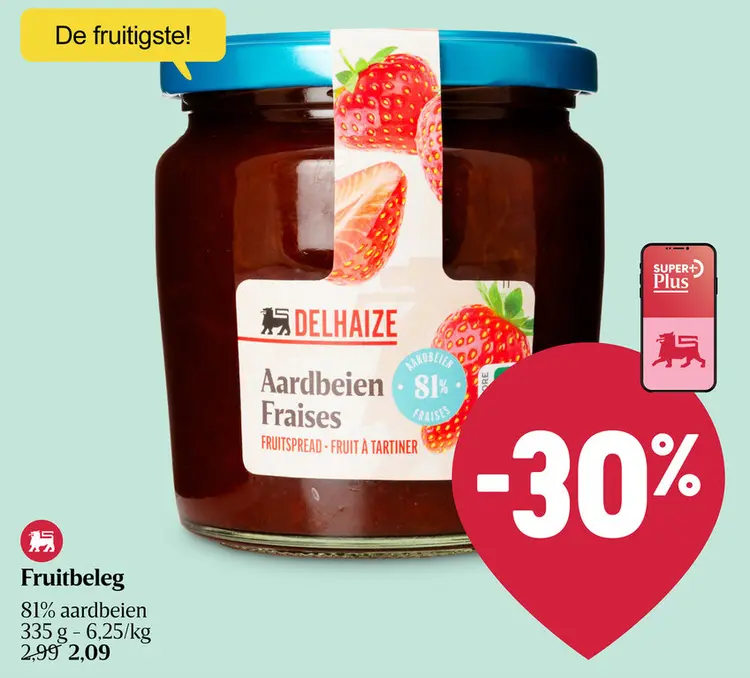 Promotie: Aardbeien Fraises