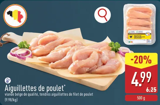 Offre: Aiguillettes de poulet