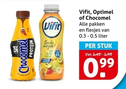 Aanbieding: Vifit, Optimel of Chocomel