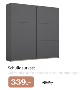 Aanbieding: Schuifdeurkast