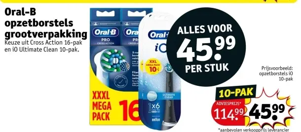 Aanbieding: Opzetborstels grootverpakking