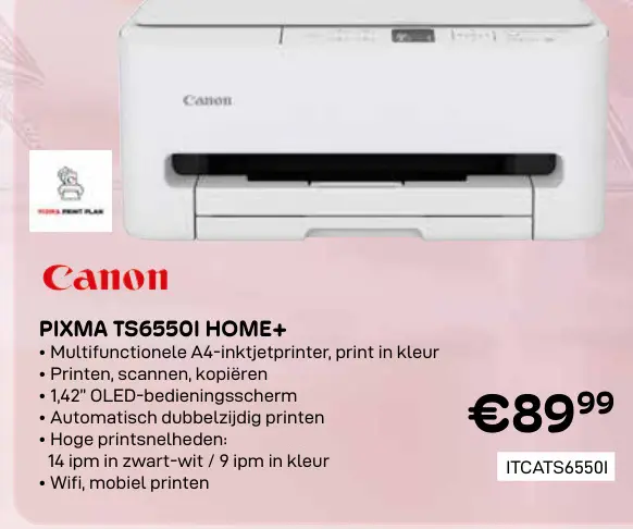 Promotie: Pixma ts6550i home+