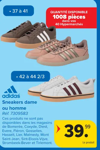 Offre: Sneakers dame ou homme