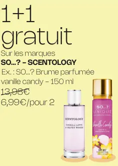 Offre: SO...? Brume parfumée vanille candy