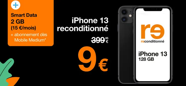 Offre: iPhone 13 reconditionné