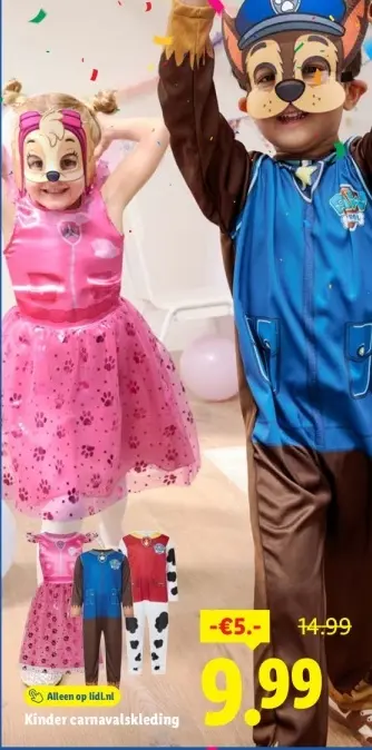 Aanbieding: Paw Patrol kostuum