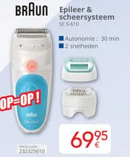 Aanbieding: BRAUN Epileer & scheersysteem