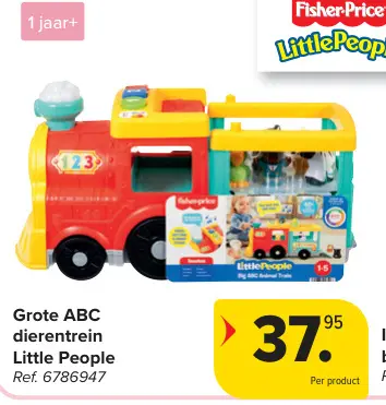 Aanbieding: Grote ABC dierentrein