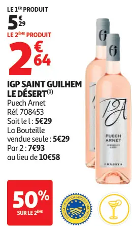 Offre: Puech Arnet Rosé