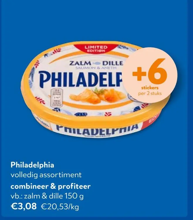 Aanbieding: Philadelphia Zalm & Dille
