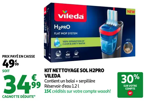 Promotie: Kit nettoyage sol H2prO