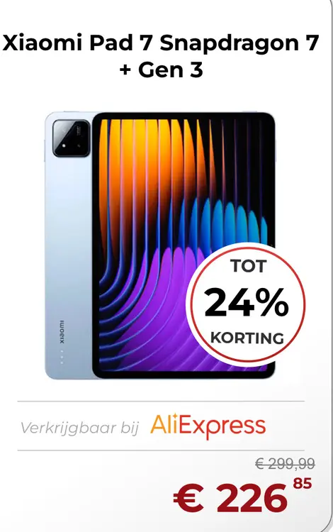 Aanbieding: Pad 7 Snapdragon 7 + Gen 3