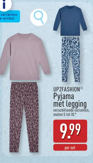 Promotie: Pyjama met legging