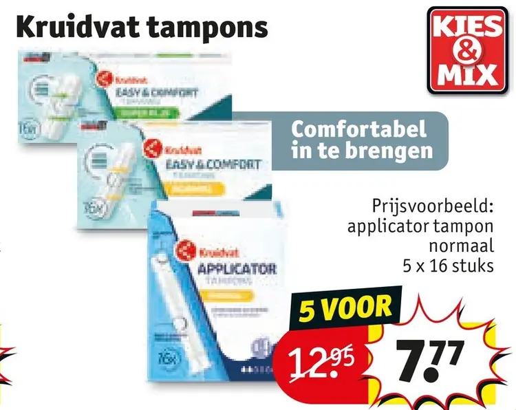 Aanbieding: Tampons
