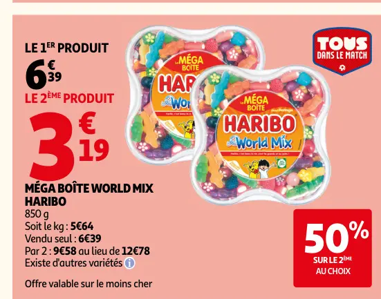 Offre: Méga boîte world mix