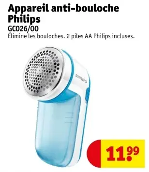 Offre: Appareil anti-bouloche GC026/00