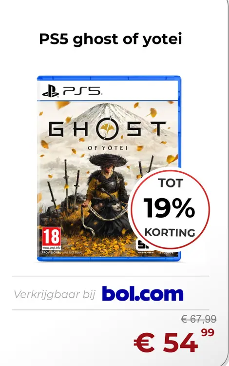 Aanbieding: PS5 ghost of yotei