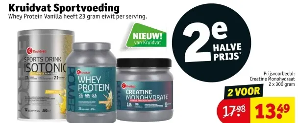 Aanbieding: Kruidvat sportvoeding