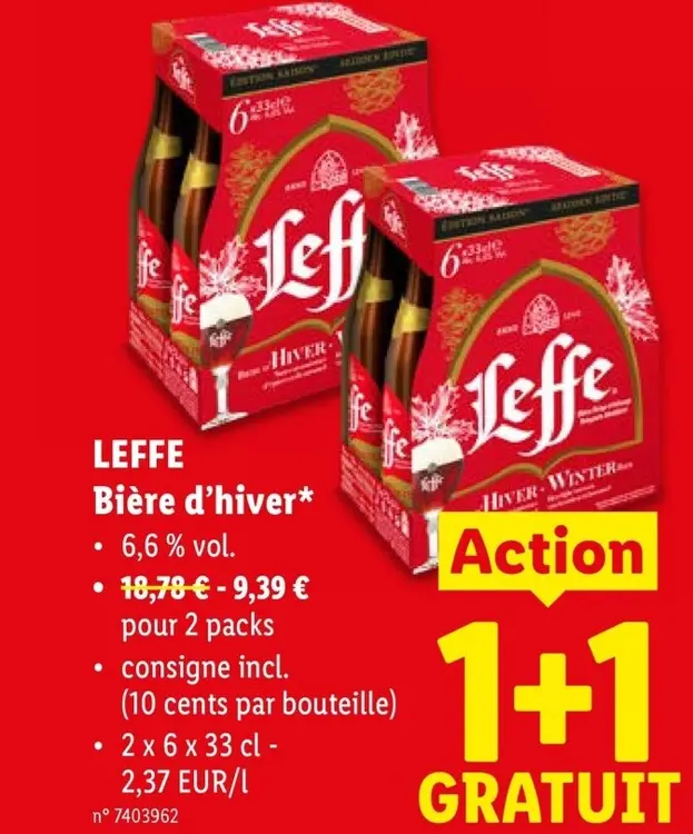 Offre: Bière d'hiver
