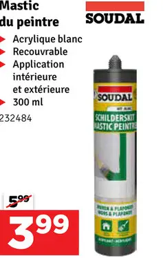 Offre: Mastic du peintre