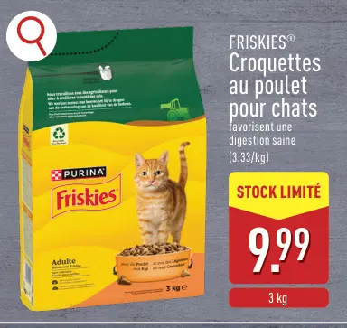Offre: Croquettes au poulet pour chats